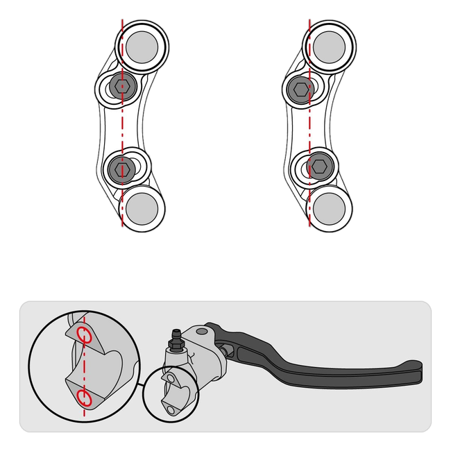 Lenkerschalter Street rechts JetPrime MV Agusta F3 675 / F3 800 Ago (12-20) JP PD MV002 – universelles Lochbild