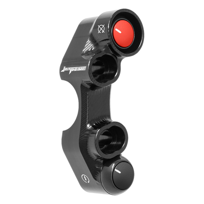 Lenkerschalter Superbike rechts JetPrime Yamaha YZF-R1M (20-24) JP SPD 033 – für I2M-Dashboard, universelles Lochbild