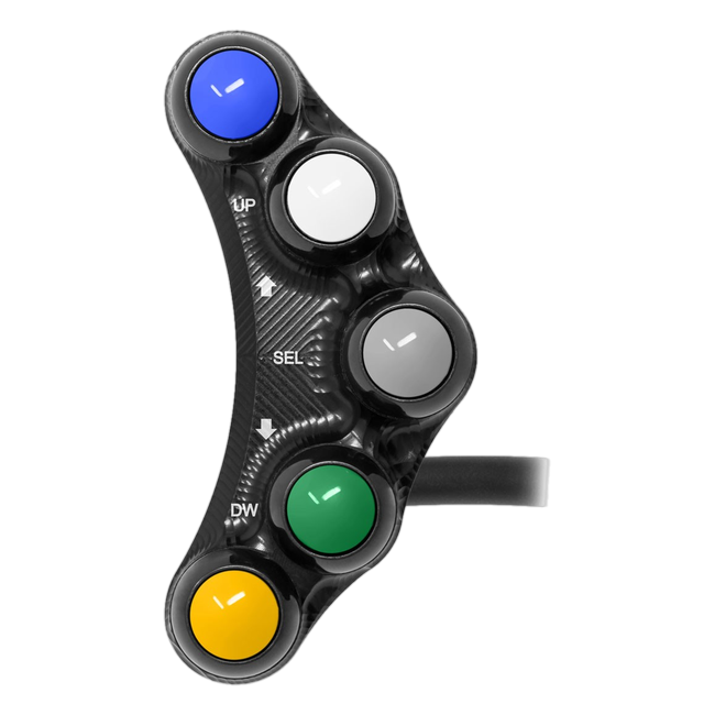 Lenkerschalter Sport links JetPrime Yamaha YZF-R1M (15-24) JP SPS 003 – für I2M-Dashboard