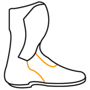 1x RST Tractech EVO D3O kratke hlače Čizme (lijevo + desno)