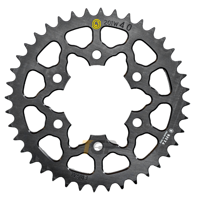 Sitta aluminijski lančanik Kawasaki ZX-6R/636/RR (07-26) (201W) – 37-47 zuba, 520 razmak 