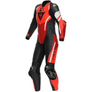 Dainese Misano 3 Lady D-AIR® Kombinezon Kožno odijelo – Perforirani zračni jastučić trkaći odijelo | Žene | Crvena 