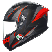 AGV K6 S kaciga Slashcut Crna/Siva/Crvena | 2118395001014 
