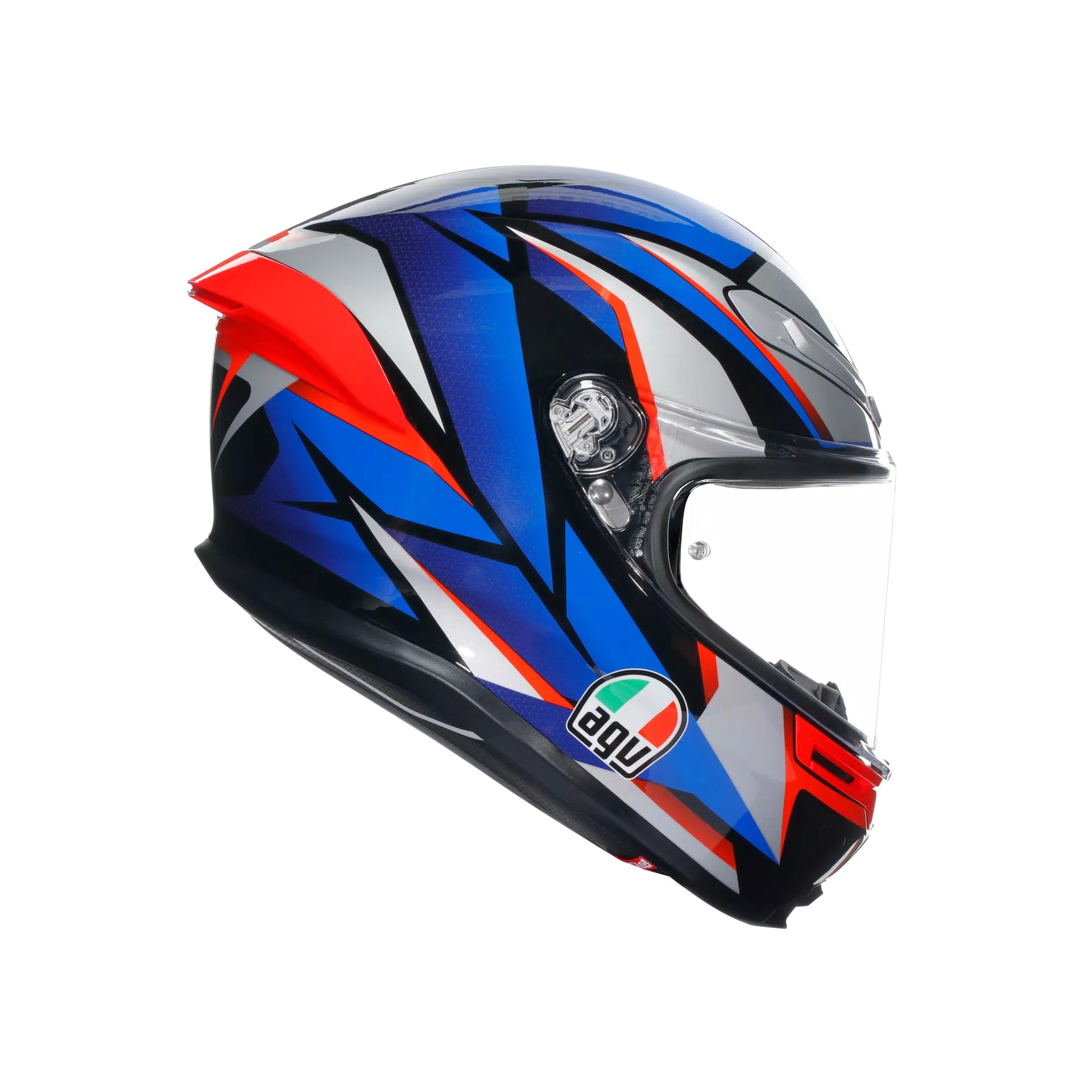 AGV K6 S kaciga Slashcut Crna/Plava/Crvena | 2118395001015 