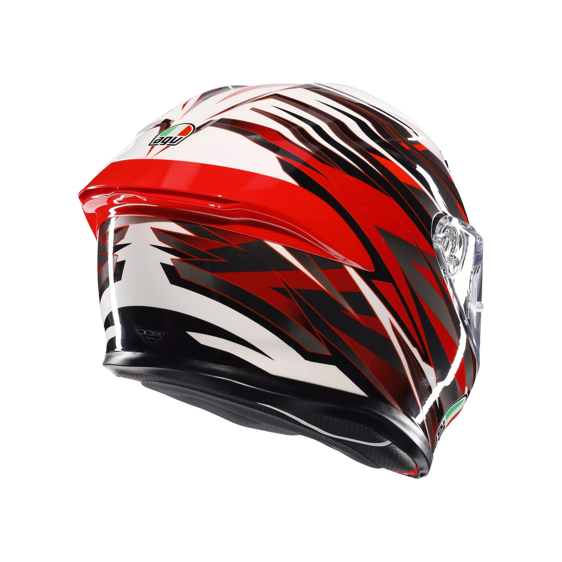 AGV K6 S kaciga Reeval bijela/crvena/siva | 2118395001023 
