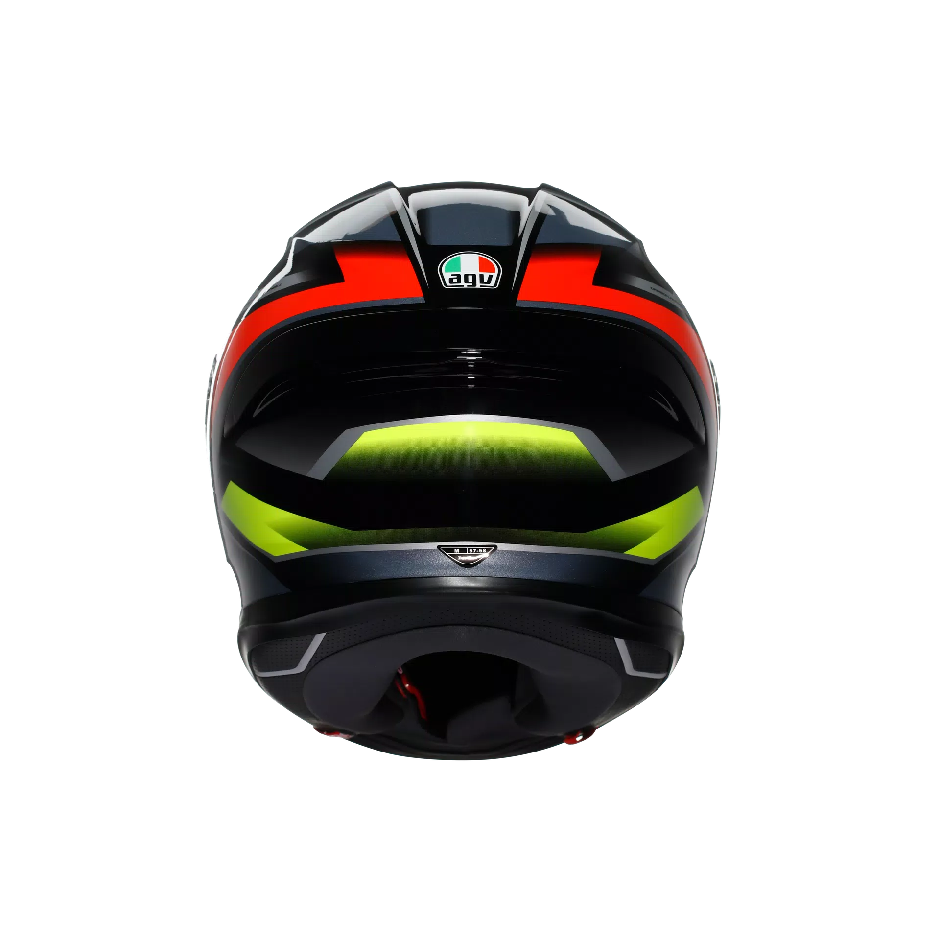 AGV K6 S kaciga Erazer Crna/Crvena/Žuta Fluo | 2118395001026 