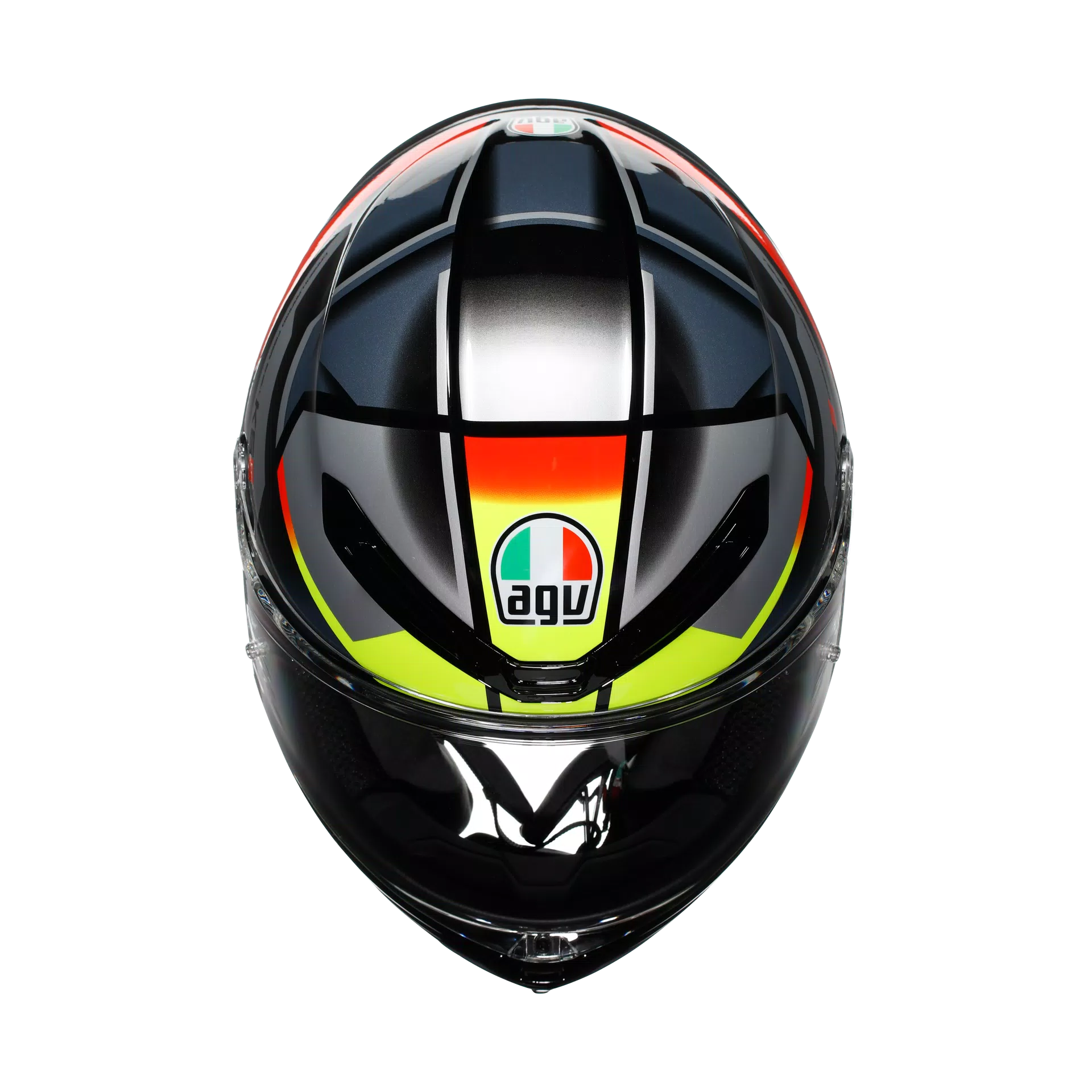 AGV K6 S kaciga Erazer Crna/Crvena/Žuta Fluo | 2118395001026 