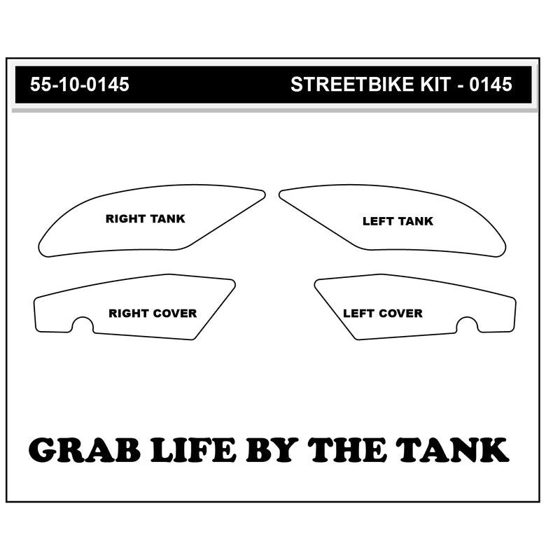 Stompgrip Vulcano Traction Pads Yamaha YZF-R6 RJ27 (17-26) 55-10-0145 