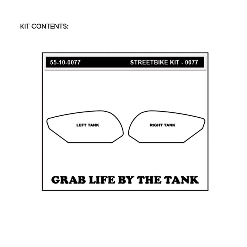 Stompgrip ikonične traction podloge za Triumph Daytona 675/R (06-12) 55-14-0077 