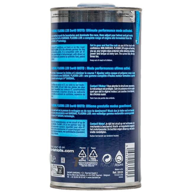Bardahl 5W40 Plasma LXR - 1 Litara Premium ulje 