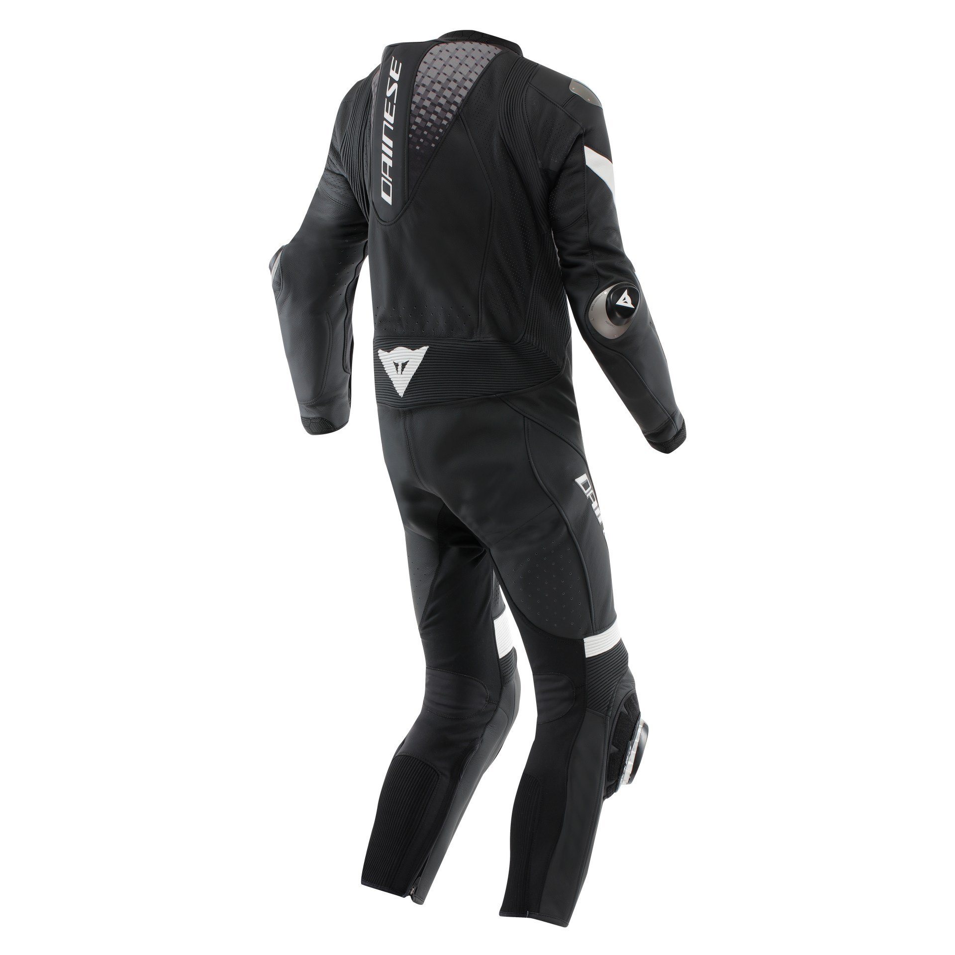 Dainese Laguna Seca 6 Kombinezon Kožno odijelo – Perforirani trkaći odijelo | Muški | Crno/Bijelo 