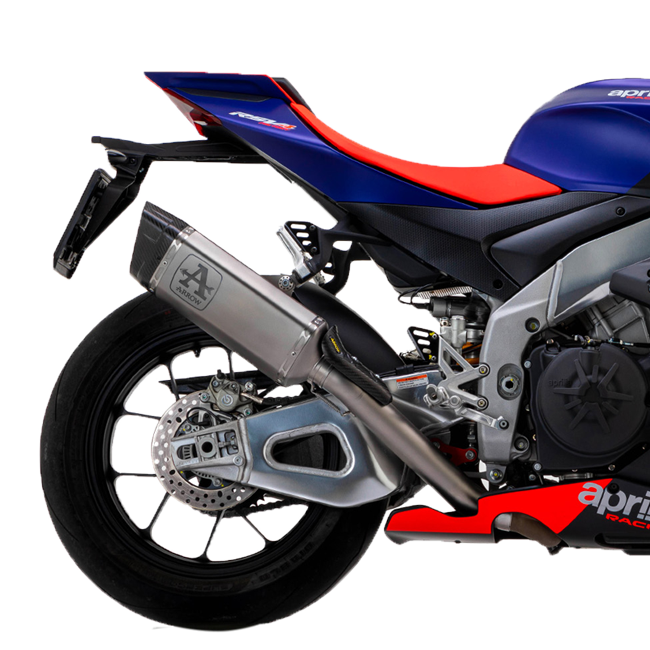 Arrow Slip-On Kit Pista od nehrđajućeg čelika za Aprilia RSV4 1100 Factory (21-26) 71004PT 
