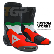 Dainese Axial 2 Air Racing i cestovne motociklističke čizme za muškarce | Italia Edition | Custom Works 