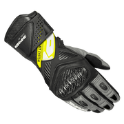 Spidi Carbo Fit Sport motociklističke kožne rukavice | Muški | Crna/Svijetložuta | A226394 