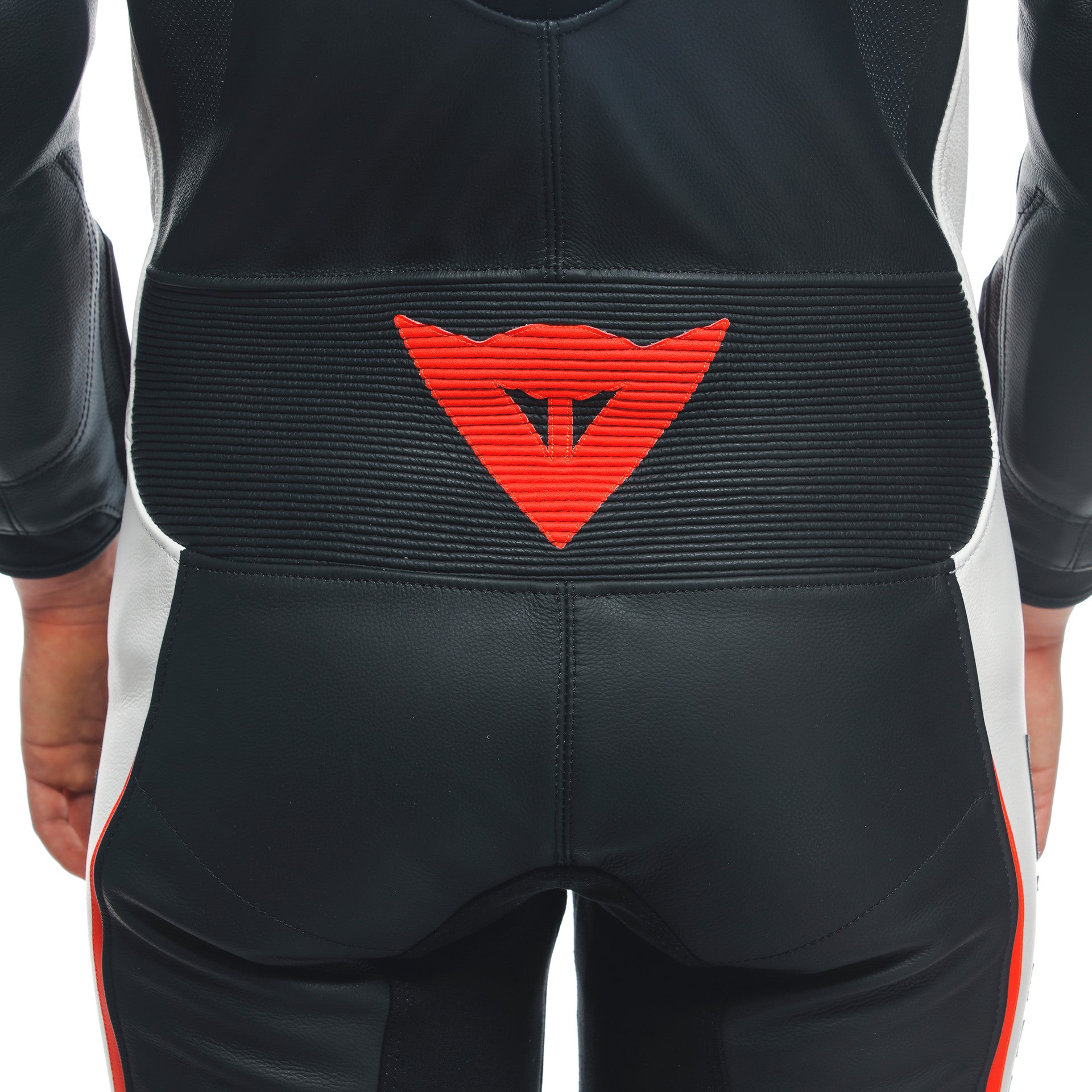Dainese Grobnik Lady Kombinezon Kožno odijelo – Perforirani trkaći odijelo | Žene | Bijela/Crvena 