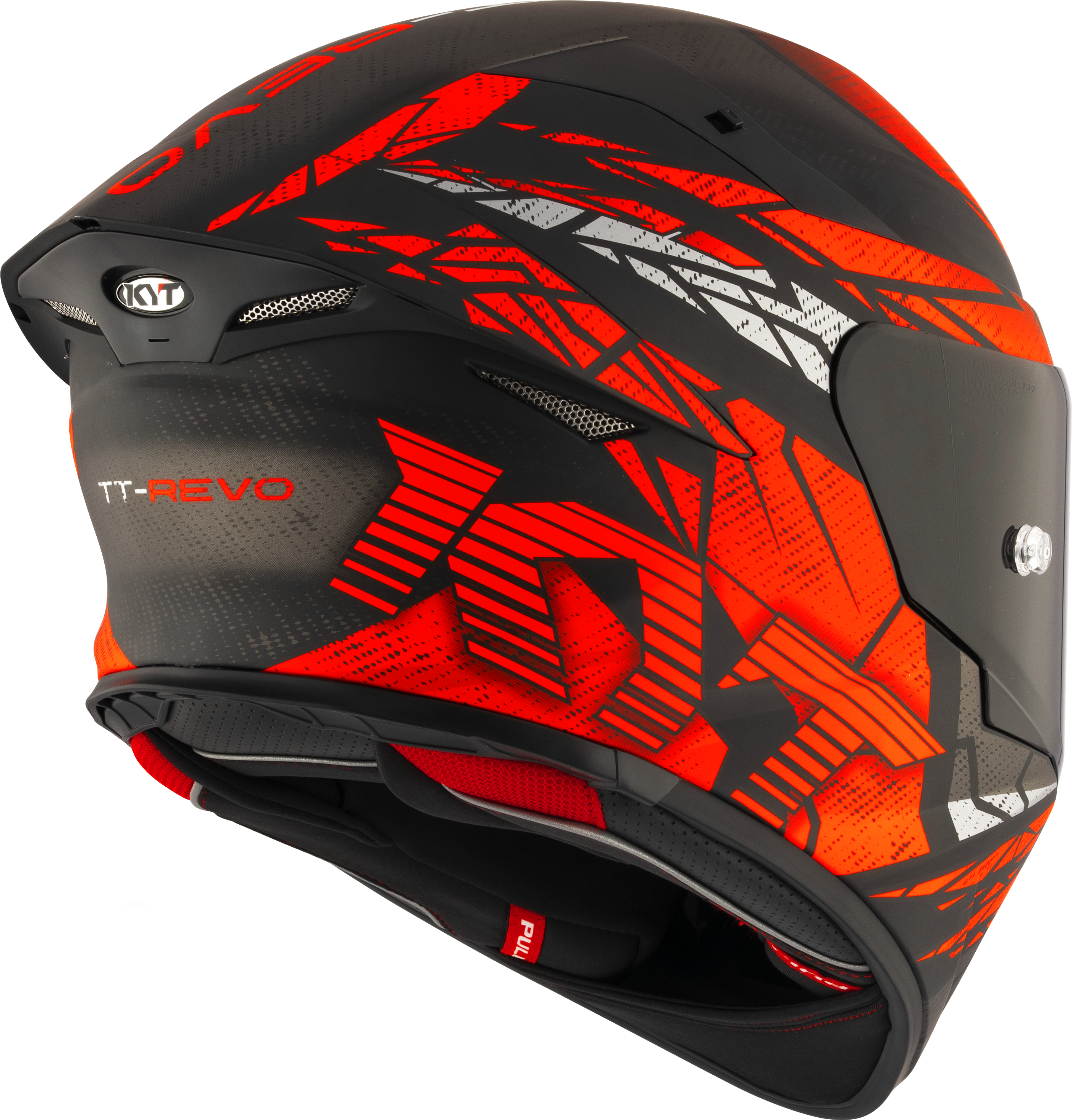 KYT TT-Revo kaciga Combustion Red mat Y6TR0038 