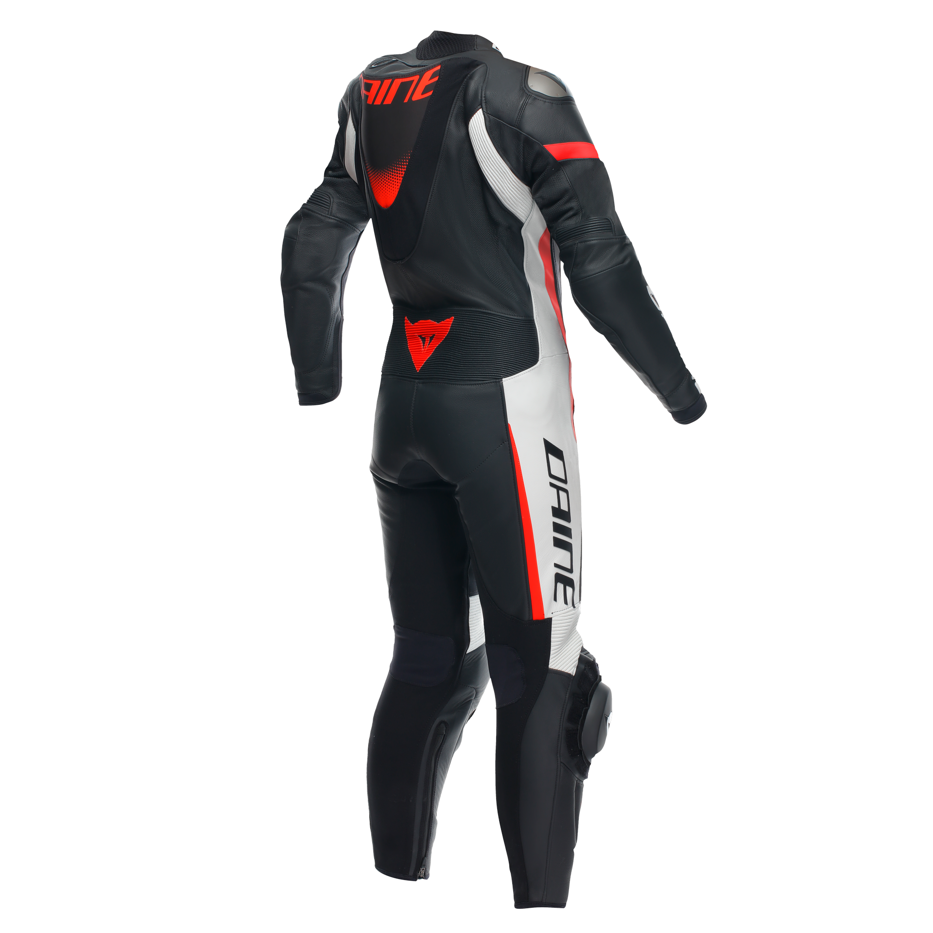 Dainese Grobnik Lady Kombinezon Kožno odijelo – Perforirani trkaći odijelo | Žene | Bijela/Crvena 