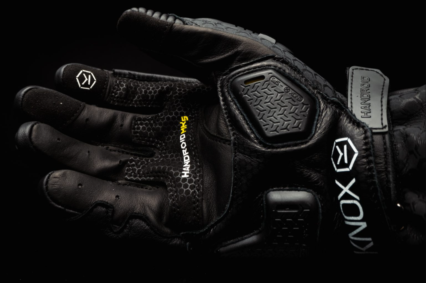 Knox Handroid MK5 Racing kožne rukavice | Muškarci | Crno | 11769404100 