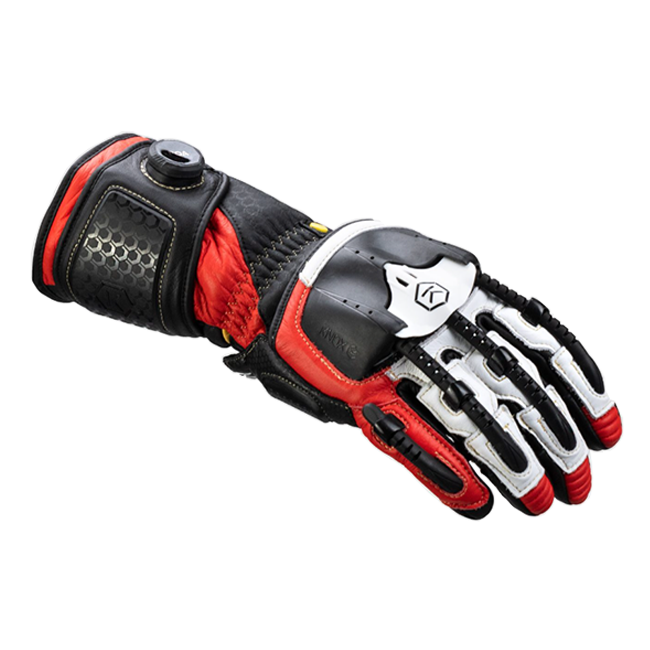 Knox Handroid MK5 racing kožne rukavice | Muške | Crvena | 11769404105 