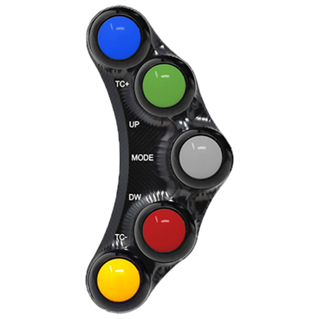 Race lijevi prekidač upravljača JetPrime Ducati Panigale 1199/R/S (12-17) JP PLSR 005 