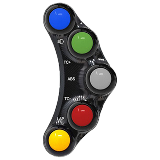 Ručni prekidač Race lijevi JetPrime BMW S1000RR K46 (15-18) JP PLSR 008 