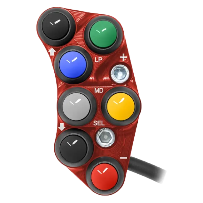 Prekidač upravljača Race lijevi JetPrime Ducati Panigale V4/S/R (18-24) JP PSR DU020 