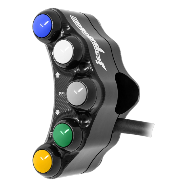 Lenkerschalter Sport links JetPrime Ducati Panigale V2 955 (20-24) JP SPS 003 – für I2M-Dashboard