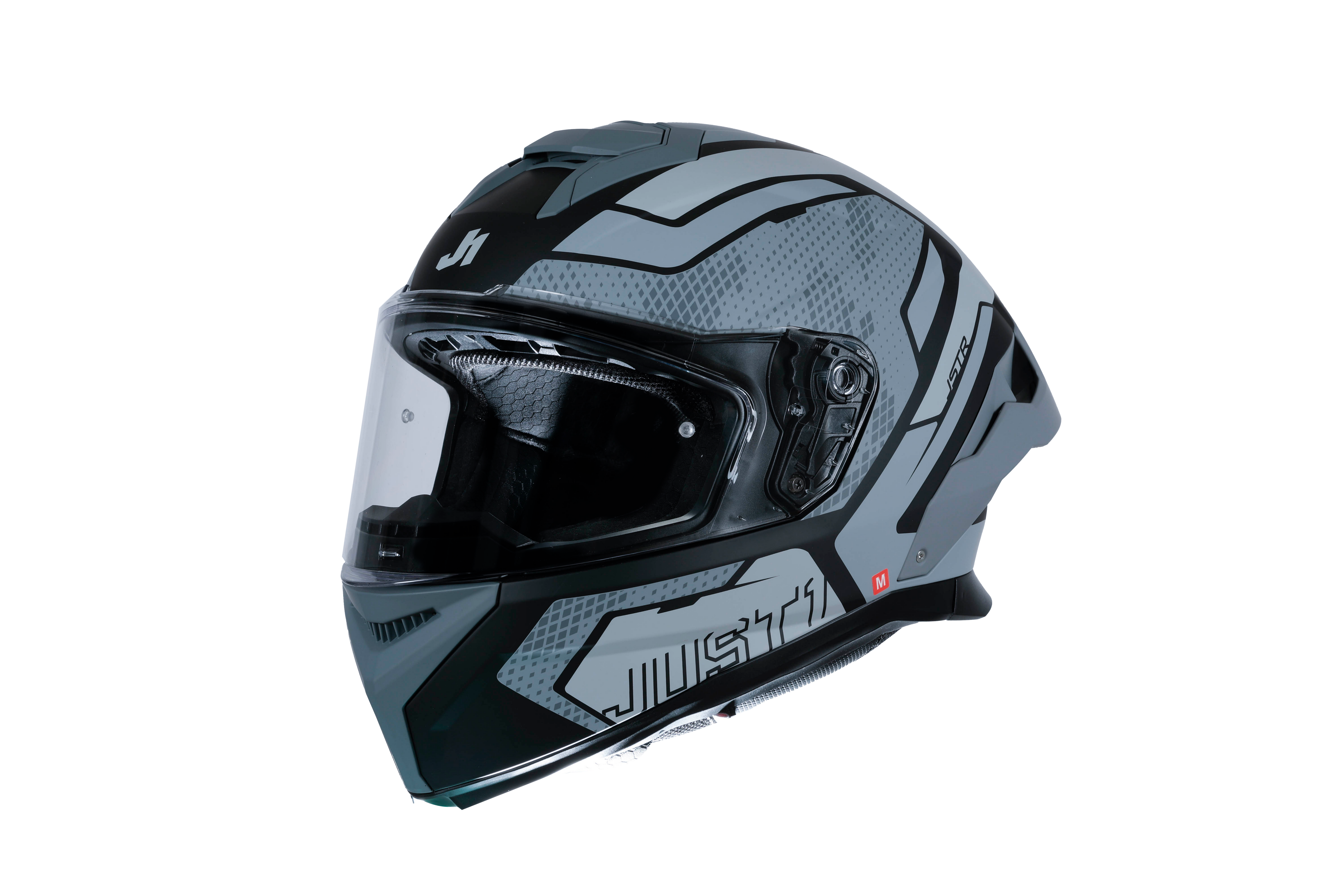 Just1 J-STR kaciga Union Siva / Crna Matt 6030390201001 