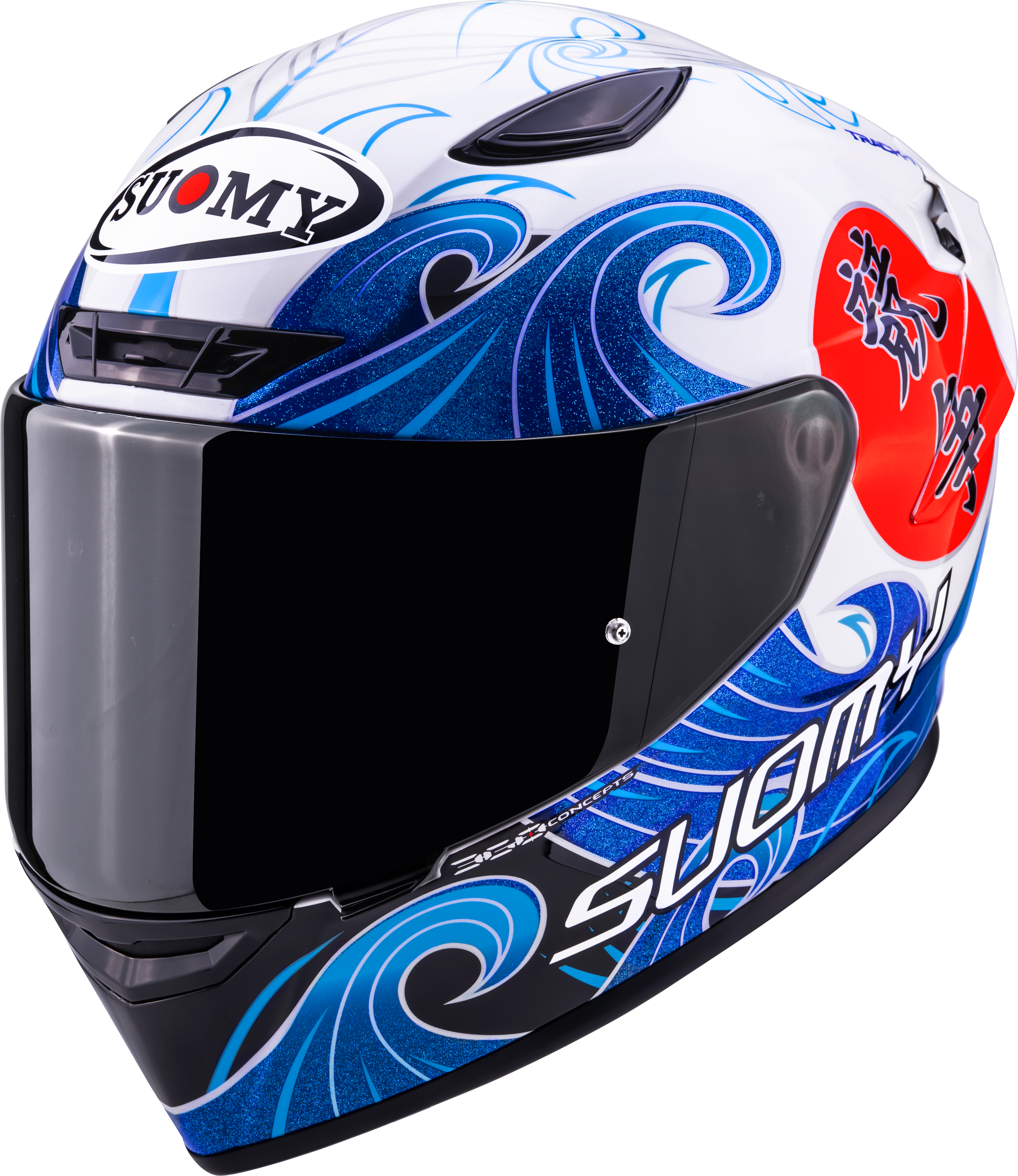 Suomy Track-1 kaciga Waves Bijela K6T10025 