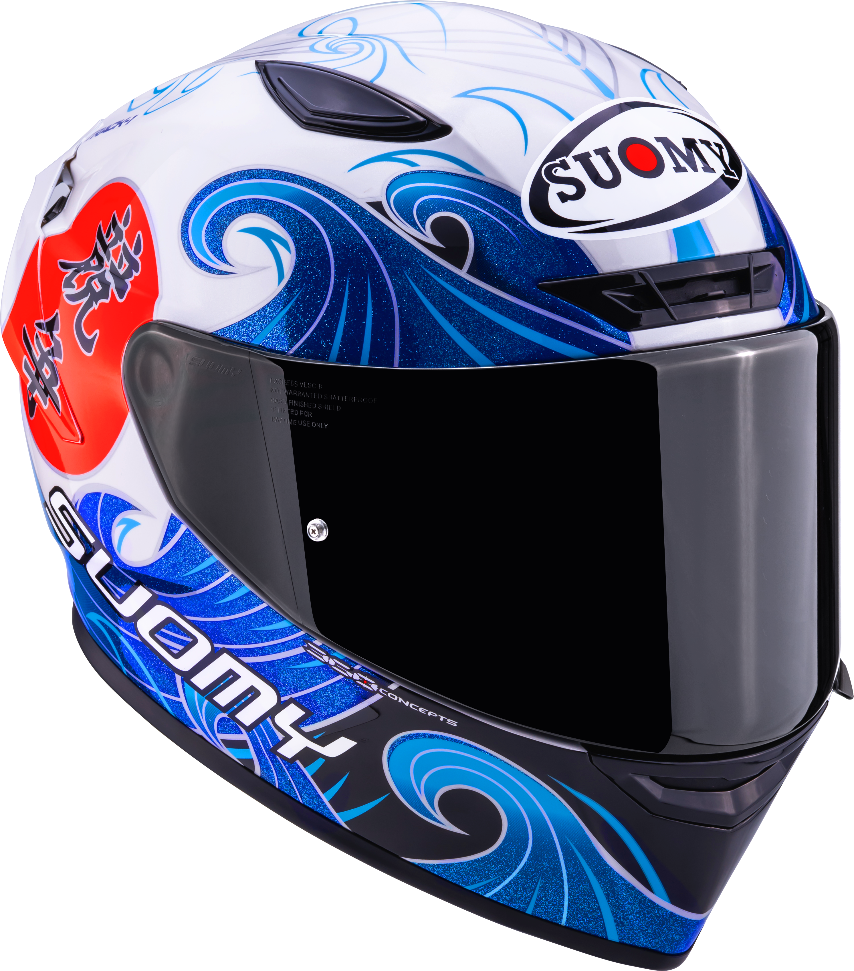 Suomy Track-1 kaciga Waves Bijela K6T10025 