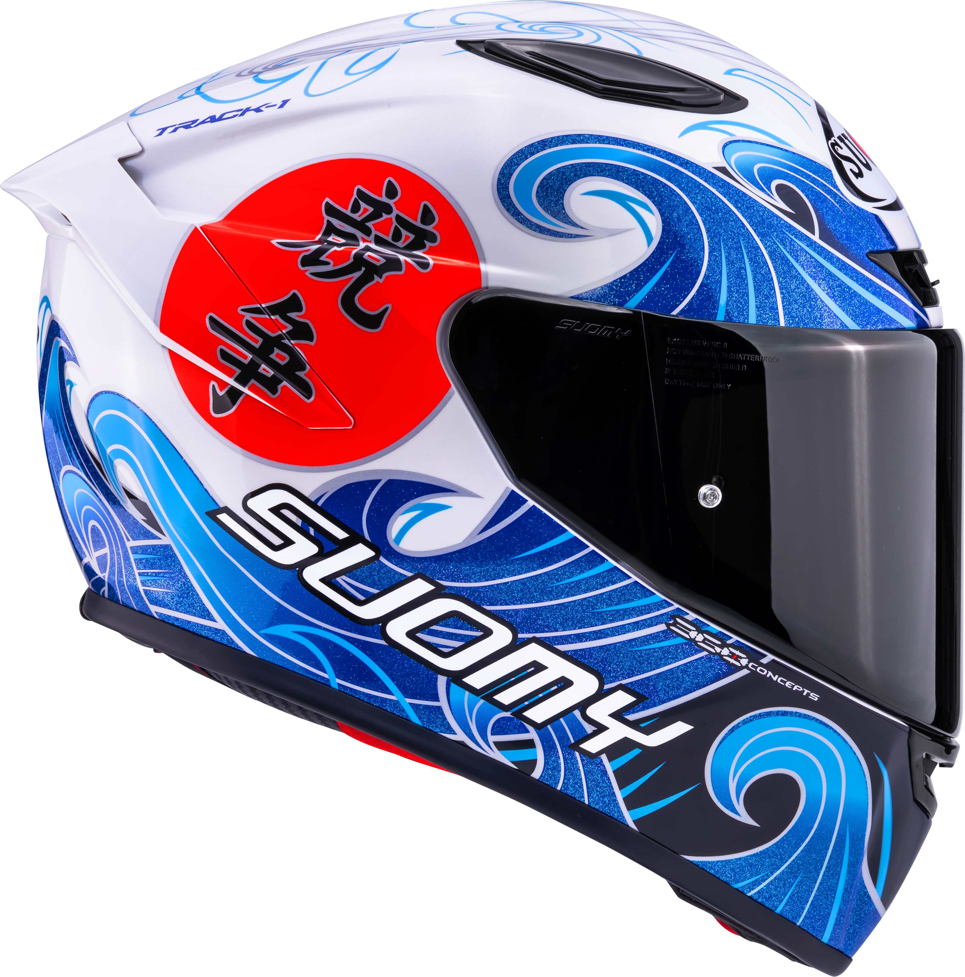 Suomy Track-1 kaciga Waves Bijela K6T10025 