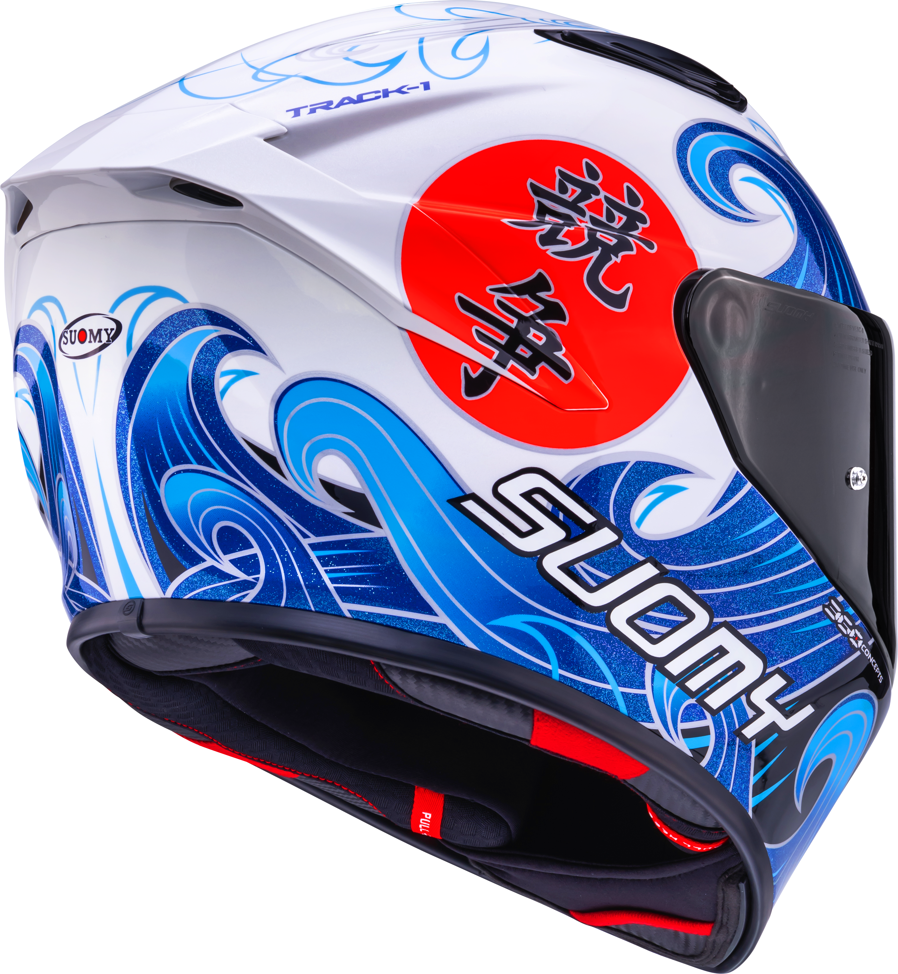 Suomy Track-1 kaciga Waves Bijela K6T10025 