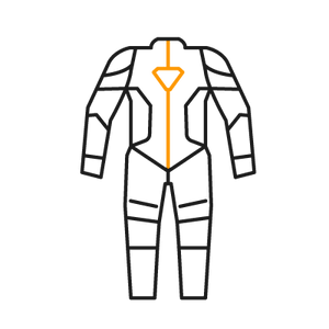 1x DP-Progressive jednodijelni Kožno odijelo 