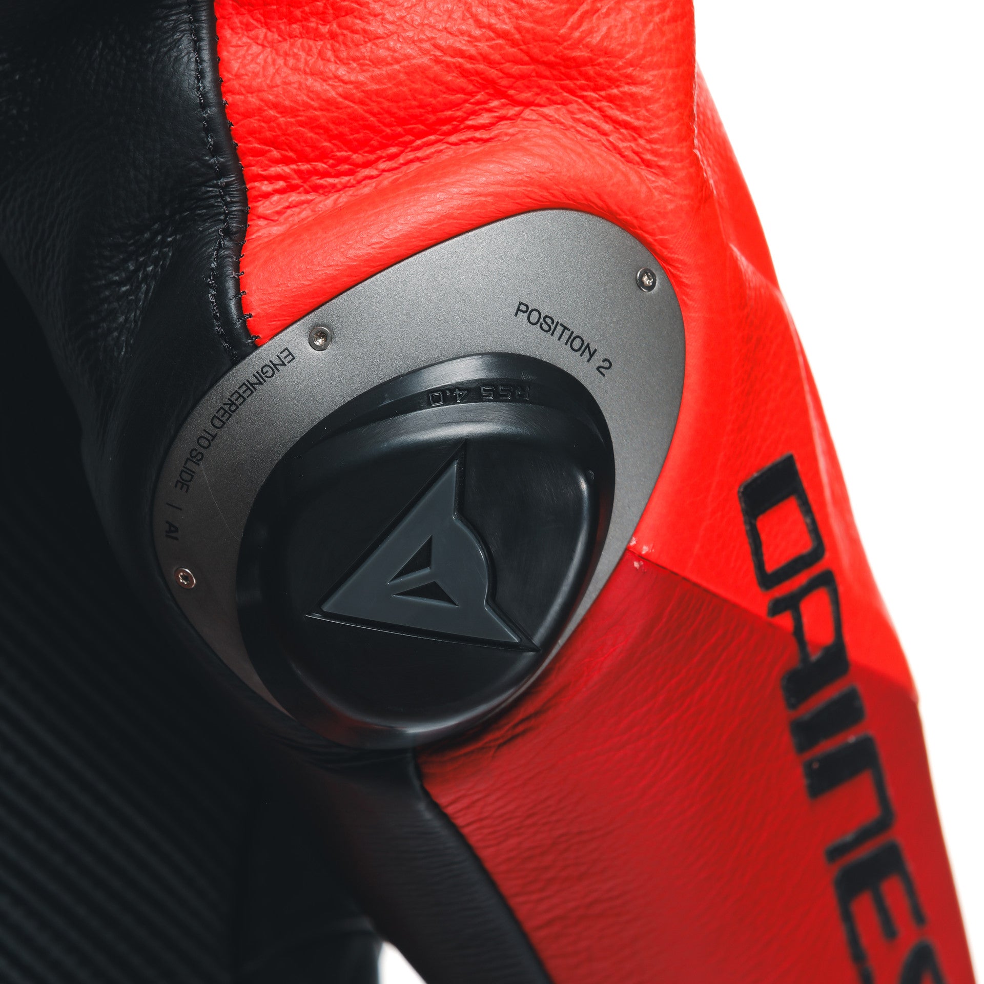 Dainese Misano 3 Lady D-AIR® Kombinezon Kožno odijelo – Perforirani zračni jastučić trkaći odijelo | Žene | Crvena 