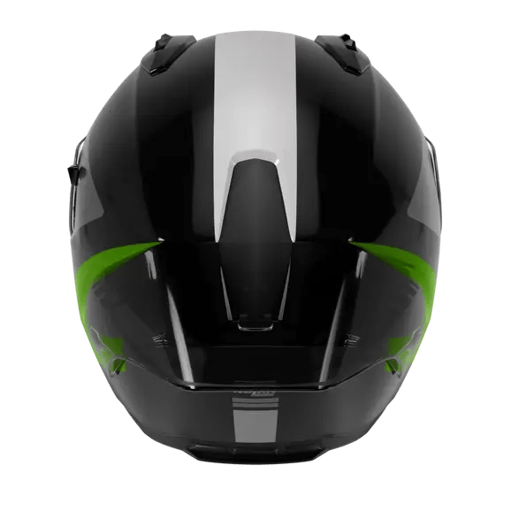 Nolan N60-6 Sport Kaciga Contrasto Crna / Fluorescentno Zelena / Sjajni Završetak 358 