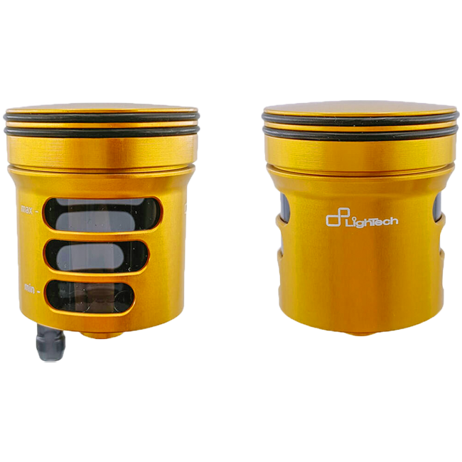 LighTech spremnik za ulje kočnica i spojke 30 cm³ – CNC aluminij, obojen | Univerzalni spremnik za motocikle 