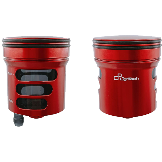 LighTech spremnik za ulje kočnica i spojke 30 cm³ – CNC aluminij, obojen | Univerzalni spremnik za motocikle 