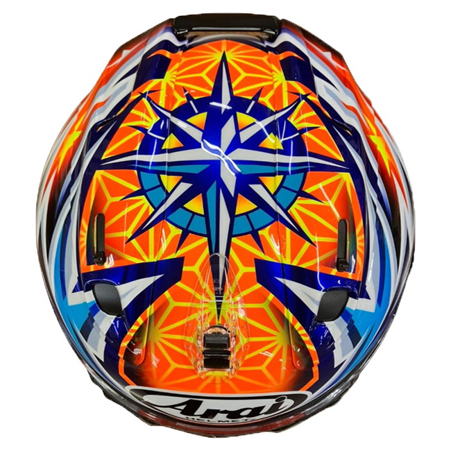 Arai RX-7V Evo kaciga Yuki Okamoto 2025 replika Compass 137-0353 