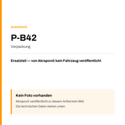 Akrapovic Verpackung P-B42 — Platzhalter, kein Herstellerfoto verfügbar