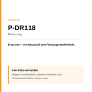 Akrapovic Distanzring P-DR118 — Platzhalter, kein Herstellerfoto verfügbar