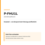 Akrapovic Zylinderkopfflansch P-FHU1L — Platzhalter, kein Herstellerfoto verfügbar