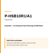 Akrapovic Hitzeschild P-HSB10R1/A1 — Platzhalter, kein Herstellerfoto verfügbar