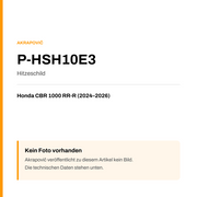 Akrapovic Hitzeschild Honda CBR 1000 RR-R (24-26) P-HSH10E3 — Platzhalter, kein Herstellerfoto verfügbar