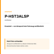 Akrapovic Aufkleber P-HST3ALSP — Platzhalter, kein Herstellerfoto verfügbar