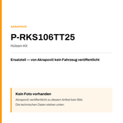 Akrapovic Hülsen-Kit P-RKS106TT25 — Platzhalter, kein Herstellerfoto verfügbar