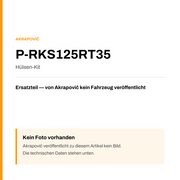 Akrapovic Hülsen-Kit P-RKS125RT35 — Platzhalter, kein Herstellerfoto verfügbar