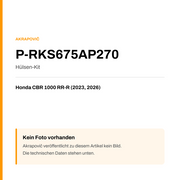 Akrapovic Hülsen-Kit Honda CBR 1000 RR-R (23-26) P-RKS675AP270 — Platzhalter, kein Herstellerfoto verfügbar