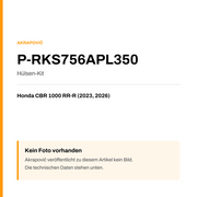 Akrapovic Hülsen-Kit Honda CBR 1000 RR-R (23-26) P-RKS756APL350 — Platzhalter, kein Herstellerfoto verfügbar