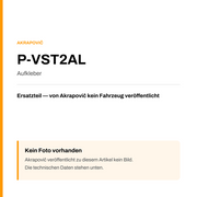 Akrapovic Aufkleber P-VST2AL — Platzhalter, kein Herstellerfoto verfügbar