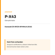 Akrapovic Dämpferhalter Kawasaki ZX-6R / ZX-6R NINJA (18-18) P-X43 — Platzhalter, kein Herstellerfoto verfügbar